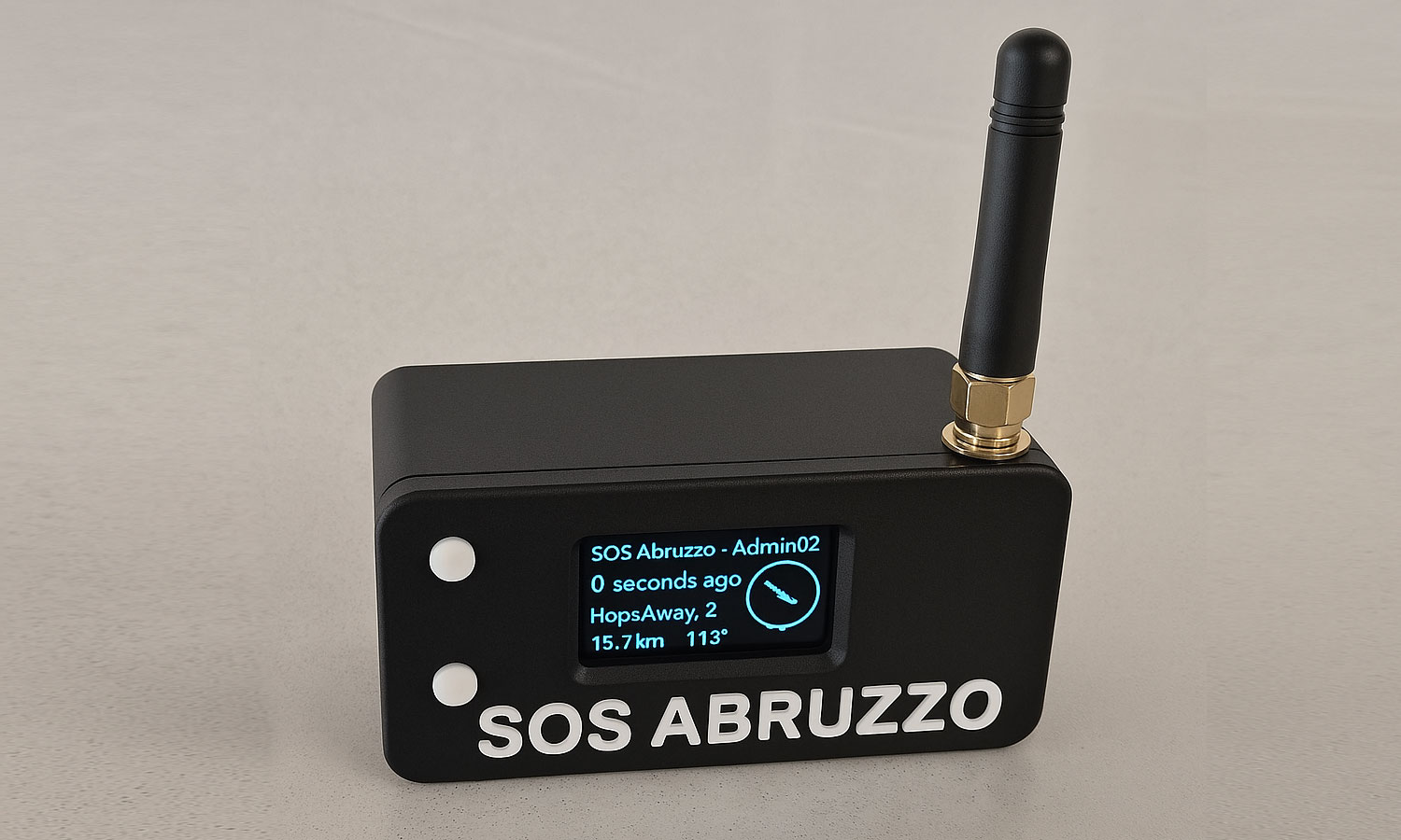 Adesivo vinilico SOS Abruzzo